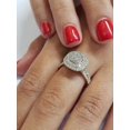 thumbnail image 4 of Three-piece Set Parts Ornament Jewelry Necklace Suit Wedding Engagement Supplies-9-Silver-Product code 3902 9 Silver, 4 of 5