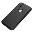 thumbnail image 5 of Slim Fit PU Leather Case for #device_series - Cover Reinforced Bumper Shock Absorbent Black L9V for iPhone XS, 5 of 6