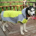 thumbnail image 4 of Essen Pet Dogs Waterproof Windproof Reflective Hooded Raincoat Poncho Rain Jacket Coat, 4 of 7