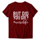 thumbnail image 5 of Moda para mujer Tops Funny Printe CasualFit Camisetas Blusa Estampado Camisa Fridja  bn2928, 5 of 5