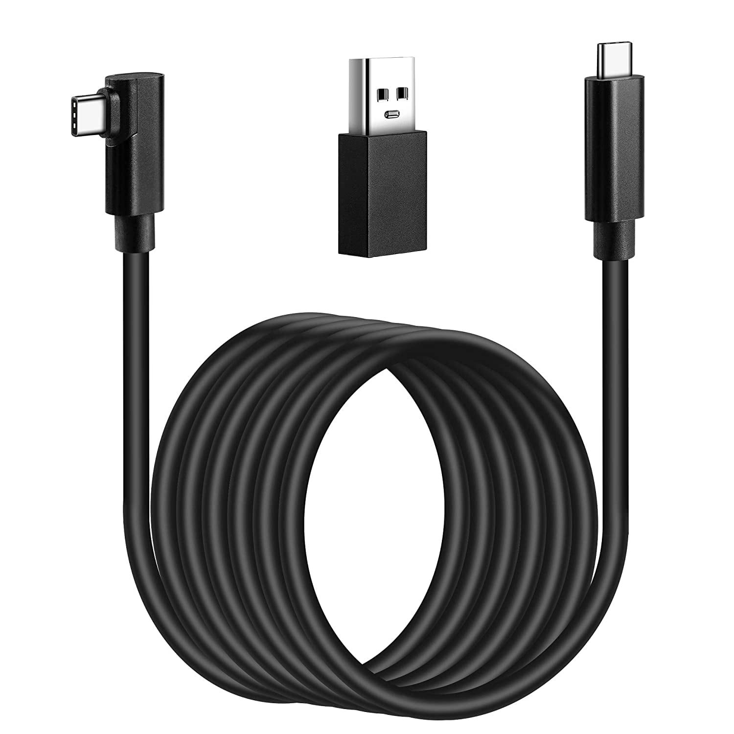 Compatible for Oculus Quest 2 Link Cable 16FT, Kuject VR Headset Cable for Oculus Quest 2