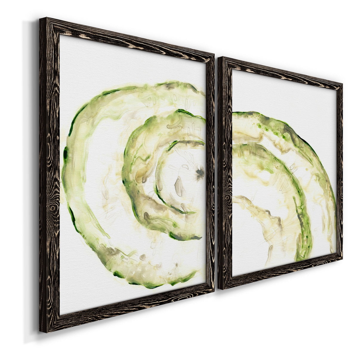 Lichen Halo V - Premium Framed Canvas 2 Piece Set - Ready to Hang