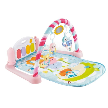 Baby Activity Gym Playmat with Piano Newborn Play Gym Kick and Play Toy for Baby 1-36