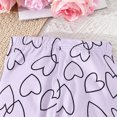 thumbnail image 7 of Futezty Cute Toddler Girls Sweatsuit Casual Heart Print Child Clothes Long Sweatshirt and Sweatpants Fall Outfit 12M-6T, 7 of 7