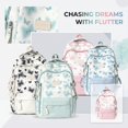 thumbnail image 4 of Cute Butterfly Backpack for Girls, Lightweight School Bag with Laptop Compartment, White Nilong Daypack for Kids Teens Elementary Middle School Travel, 4 of 4