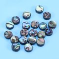 thumbnail image 2 of EeaseCA 20PCS 10MM Abalone Shell Jewelry Accessories for DIY Necklace Bracelet Hanging Pendant, 2 of 8