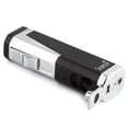 thumbnail image 3 of Scorch Torch Skyline Triple Jet Flame Butane Torch Cigarette Cigar Lighter w/ Punch Cutter Tool (Black) …, 3 of 4