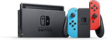 Restored Nintendo Switch Console with Neon Blue and Neon Red Joy-Con (Refurbished)