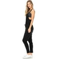 thumbnail image 2 of Ambiance Womens Juniors Casual Jogger Jumpsuit (Black, Small), 2 of 3