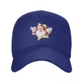thumbnail image 1 of Gorra de béisbol de Papá Noel para hombres y mujeres, gorro ajustable personalizado, patrón de Navidad, lindo, fresco, Verano, 1 of 4