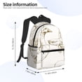 thumbnail image 3 of Daiia Hand Drawn Goose School Backpack for Men Women, Unisex Large Waterproof Bookbag Schoolbag Casual Daypack for High School/College/Teens/Travel/Work Black, 3 of 8