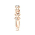 thumbnail image 3 of ANGARA Natural 0.35 Ct. Diamond Fashion Ring in 14K Rose Gold for Women (Ring Size: 12), 3 of 9