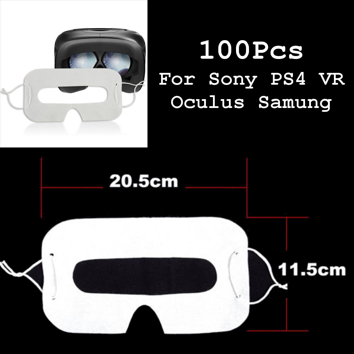 Sponge Mats For HTC VR Virtual 100X Disposable Hygiene Schutzbrille 