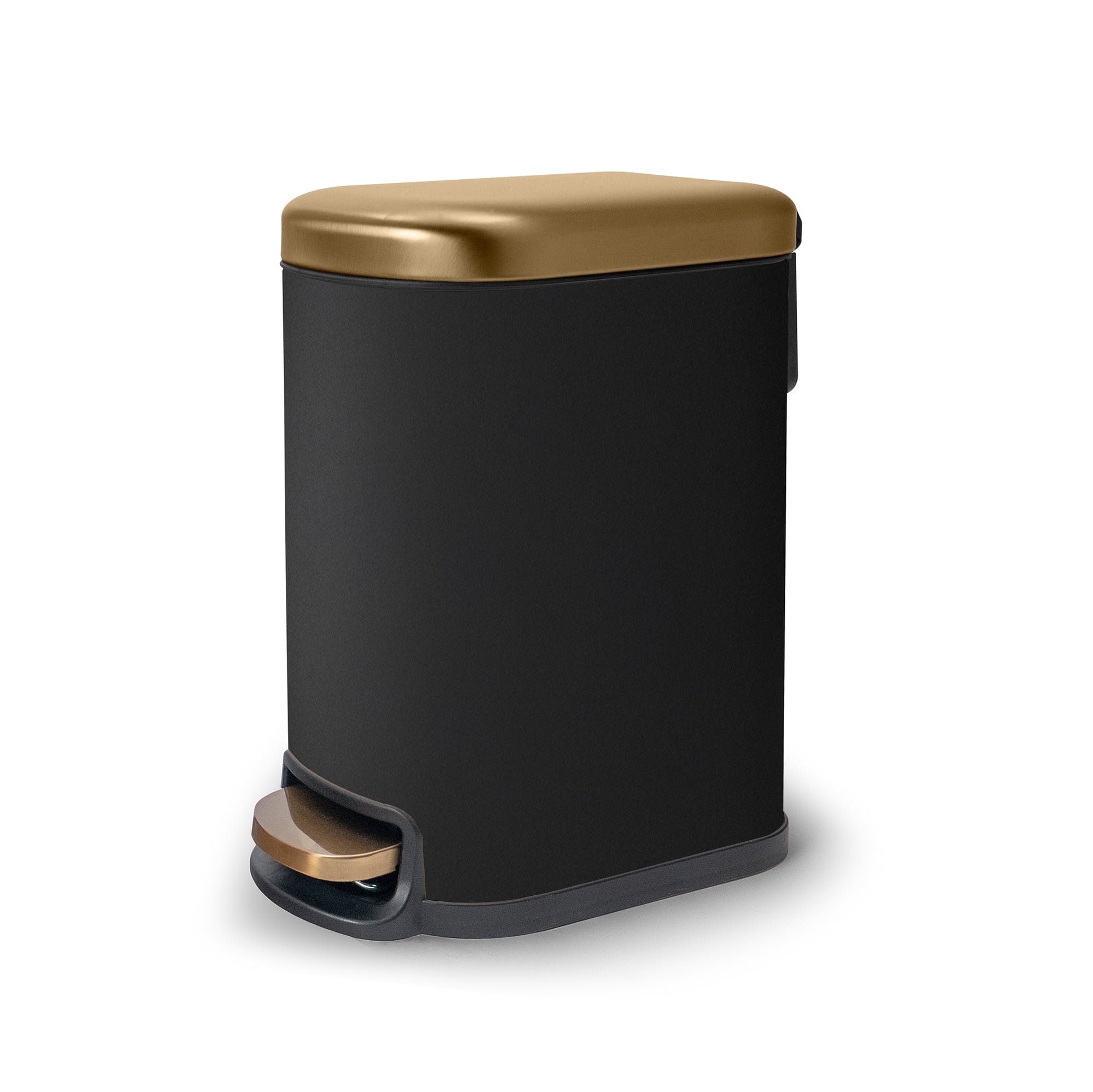 Acento Poubelle Rectangulaire Incurvée 1,3 gallon, Fermeture Douce ...