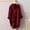 Wine, variant on Fznquz Loose Tops for Women 2025 Green Plain Plus Size Shirt Button Down Casual Fall Clothes for Women