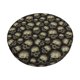 thumbnail image 1 of Balery funny Retro Skull Fundas de asiento para taburete de bar redondo de tela de terciopelo ajustables que protegen de arañazos y manchas para sillas de 14 a 17 pulgadas.-14 inch, 1 of 7