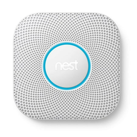 Nest Protect Smoke and Carbon Monoxide Smartphone Connect Alarm Detector, White