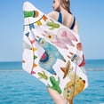 thumbnail image 2 of Yika Beach Blankets Beach Towel Microfiber Beach Towel Super Lightweight Colorful Bath Towel Sandproof Beach Blanket Multi-Purpose Towel For Travel Swimming Pool 30x60, 2 of 3