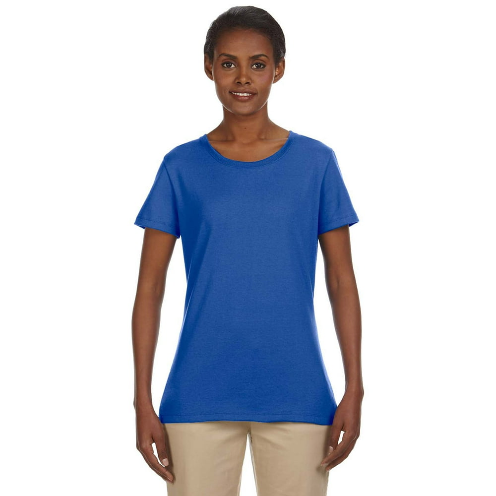 JERZEES - Jerzees Ladies Blank Fashion T-Shirt - 29WR - X-Large - Royal 