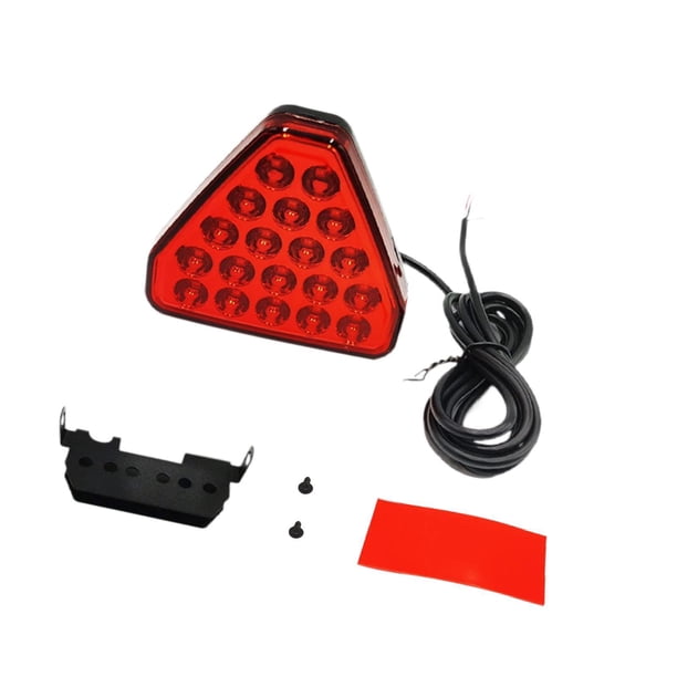 Luz de freno LED genérica para coche, accesorios para automóviles, resistente al agua, tercera luz de freno Concha Roja