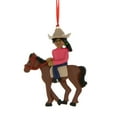 thumbnail image 5 of Personalized Horseback Riding Ornament - Equestrian Christmas Ornaments, Ranch Christmas Ornament, Horse Ornament, Equine Gifts for Horse Lovers - Black Female - Free Customization, 5 of 10