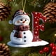 thumbnail image 2 of Adornos navideños personalizados con letras 2025 | Colgante acrílico para decorar el árbol | Adornos navideños personalizables para la decoración del hogar, 2 of 6