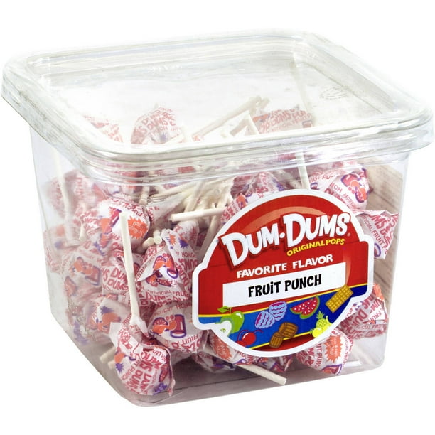 Dum Dums Fruit Punch Lollipops, 68 count, 1 lb