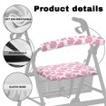 thumbnail image 5 of HELLHERO Pink Cow Pattern Seat & Backrest Covers Anti-Slip Cover for Outdoor Park Home Parks Rollator Seat Covers, 5 of 7
