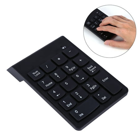 Tbest USB Numeric Keypad Mini Number Pad Numpad 18 Keys Keyboard for Laptop Desktop PC Pro , USB Numpad, (Best Mini Computer Keyboard)