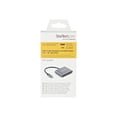 thumbnail image 3 of StarTech.com USB C Multiport Video Adapter, 4K 60Hz USB-C to HDMI 2.0 or Mini DisplayPort 1.2 Monitor Adapter, USB Type-C 2-in-1 Display Converter HDMI/MDP HBR2 HDR, Works w/ Thunderbolt 3 - USB-C 2 in 1 Adapter (CDP2HDMDP) - Adapter - 24 pin USB-C male to HDMI, Mini DisplayPort female - 8.1 in - space gray - 4K support, active, 3 of 6