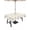 Yellow, variant on 60x84 Inch Outdoor Tablecloth with Umbrella Hole Zipper Rectangle Yellow Pineapple Rectangular Tablecloths Outside Waterproof Vintage Summer Tropical Fruit Patio Table Cloth Cover for Picnic Party