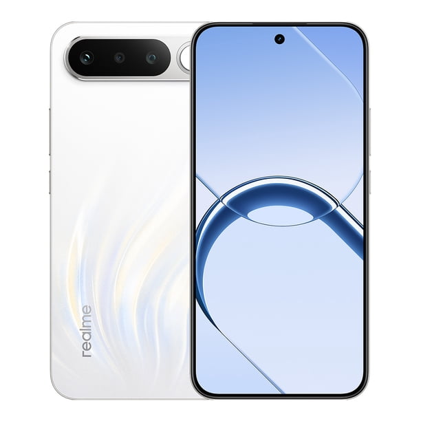 Realme 16 5G 12GB RAM 256GB ROM Teléfono Inteligente Liberado, Cámara Sony 50MP, Batería 7000mAh, Carga 60W, Pantalla 120Hz AMOLED, Blanco