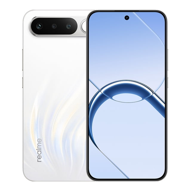 Realme 16 5G 12GB RAM 256GB ROM Teléfono Inteligente Liberado, Cámara Sony 50MP, Batería 7000mAh, Carga 60W, Pantalla 120Hz AMOLED, Blanco