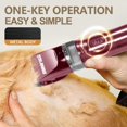 thumbnail image 5 of Professional   Clippers for Thick Coat -  Hair Trimmer for - Sheep Shears for Thick Hair - Pet  Clippers for Dogs, Cats, Sheeps, Horse (Rose ), 5 of 6