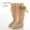 Khaki, variant on Baby Girls' Spanish Style Knee High Socks - Bow-Accented Mesh Long Stockings for & Toddlers (0-7 Years)