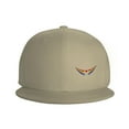 thumbnail image 3 of DouZhe Flat Brim Cap Snapback Hat, Rainbow Care Love Heart Prints Adjustable Yellow Adult Baseball Cap, 3 of 6