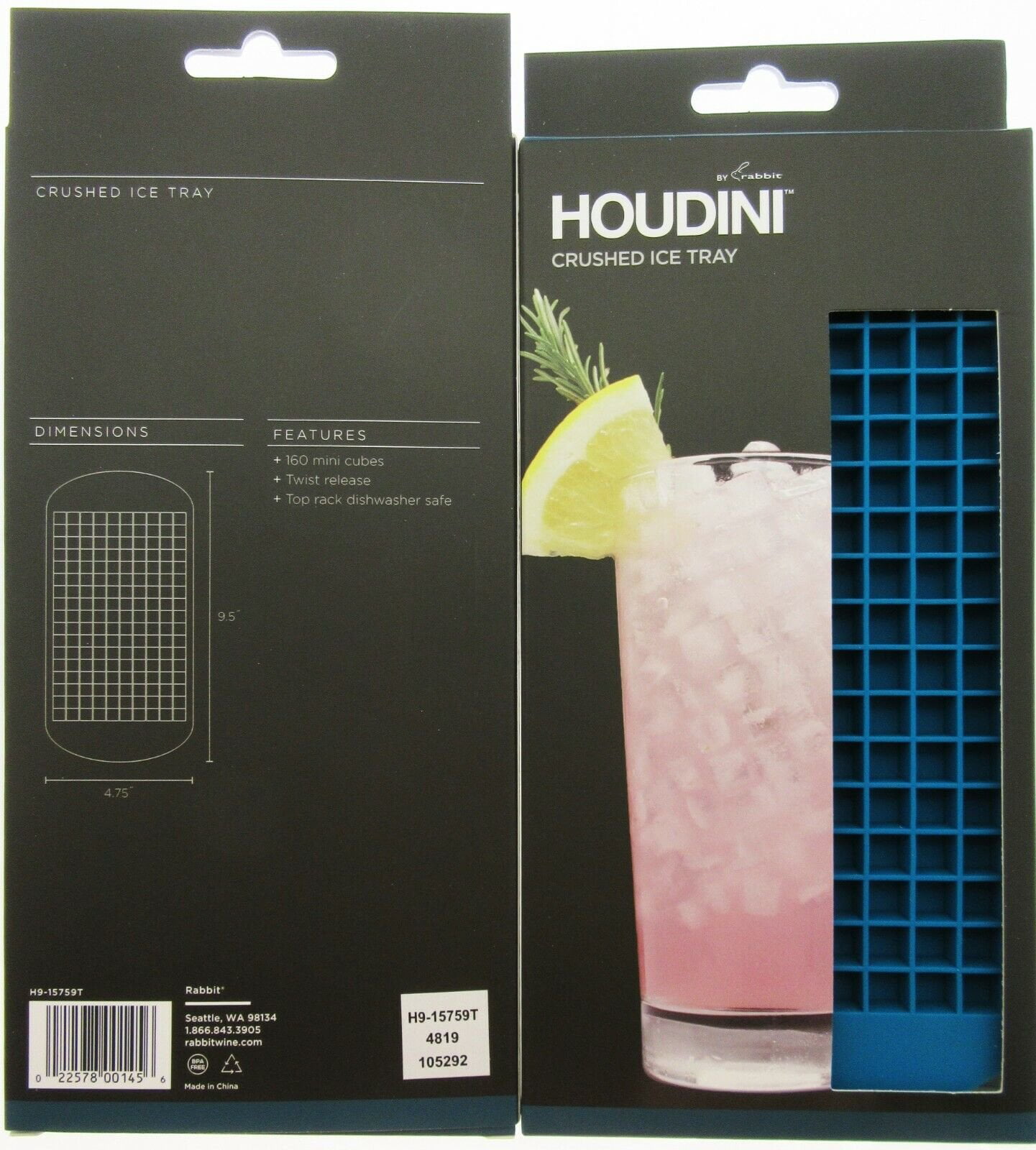 Houdini Silicone Crushed Iced Tray Set of 2 by World Market