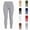Gray, variant on Sakuulaan Plus Size Thermal Leggings for Women Winter Warm Soft Pants High Waist Bottom Soft Casual Yoga Trousers
