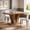 Light Brown, variant on Fnova 47.24" Rectangular Farmhouse Dining Table, Wood Coffee Table for 4 People, Modern Kitchen Table for Dining Room, Brown (Chairs Not Included)