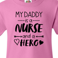 thumbnail image 4 of Inktastic My Daddy is a Nurse and a Hero Youth T-Shirt, 4 of 5