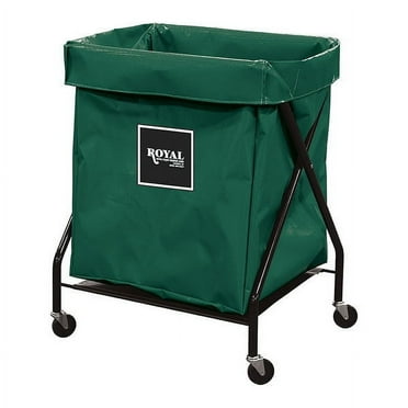 Royal Basket Trucks Hamper,35 1/2 in H,Green G08-EEX-XFA-3ONN