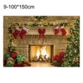 thumbnail image 1 of Fond de Toile de Fond Rectangle Noël Tissu Sans Rides Santa Claus Décor de Fête d'Écran, 1 of 6