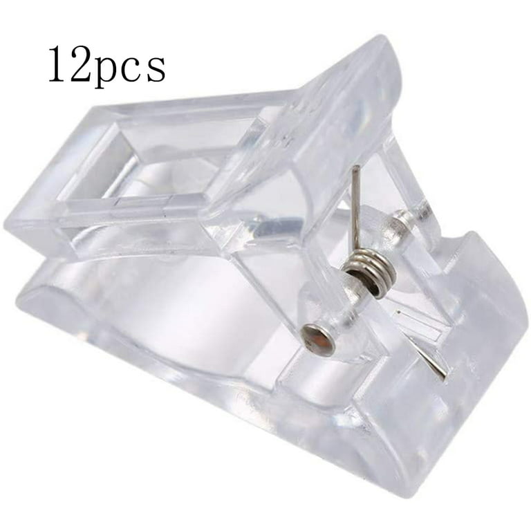 12 Pieces Polygel Nail Clip Nail Clips for Polygel Nail Extension