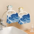 thumbnail image 6 of 6PCS Dish Towels and Dish Cloths Reuseable Dishcloths Sets for Washing Dishes, Cooking, Baking Size 11" x 11" Blue Tie-dye Pattern, 6 of 9
