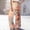 Khaki, variant on Pants For Women Loose Fit Printed Palazzo Pants Elastic Drawstring Waist Summer Vacation Trousers With Pockets Black XXL