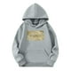 thumbnail image 5 of Moonsky Sudadera con capucha y cordón HUNTRX, estampado de grupo de chicas coreanas, jersey corto, suave y cómodo, top de manga larga para primavera y otoño. Gris 130, 5 of 5