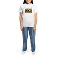 thumbnail image 4 of CafePress - Nmtl Where U Gonna Sit? Women's Light Pajamas - Women's Short Sleeve Print T-Shirt and Pants Light Cotton Pajama Set, 4 of 7