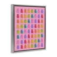 thumbnail image 2 of Stupell Industries Contemporary Rainbow Gummy Bear Candies Gray Floating Frame Canvas Art, 25 x 31, by LISH Creative, 2 of 8