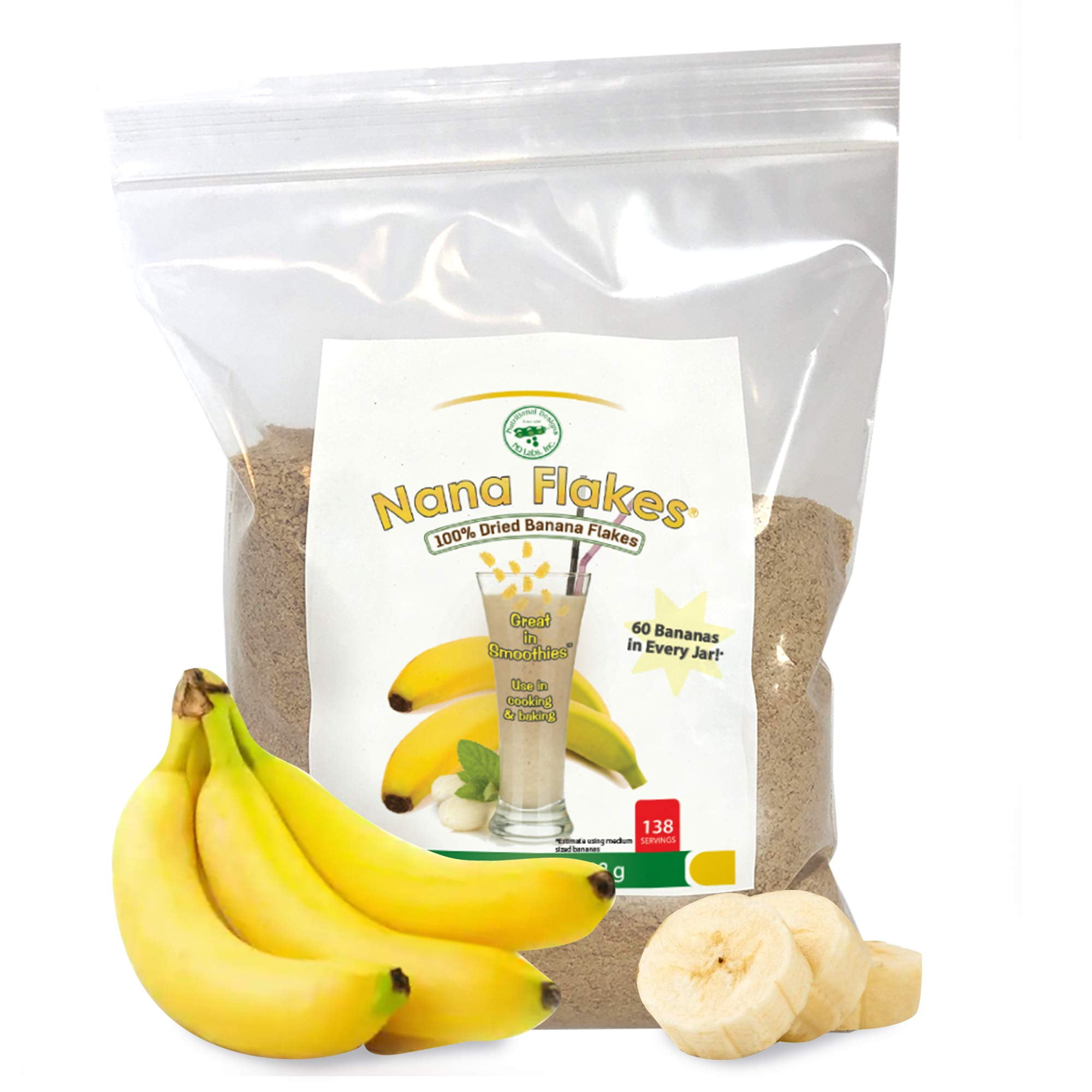 Nana Flakes 100 Pure Banana Flakes Medical Food Powder Decrease Fat