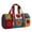 F, variant on Quilted Duffel Bag, Colorful Retro Hippie Van Travel Duffle Bag Boho Travel Weekender Bags, Overnight Luggage Bag Gym Tote Beach Bag